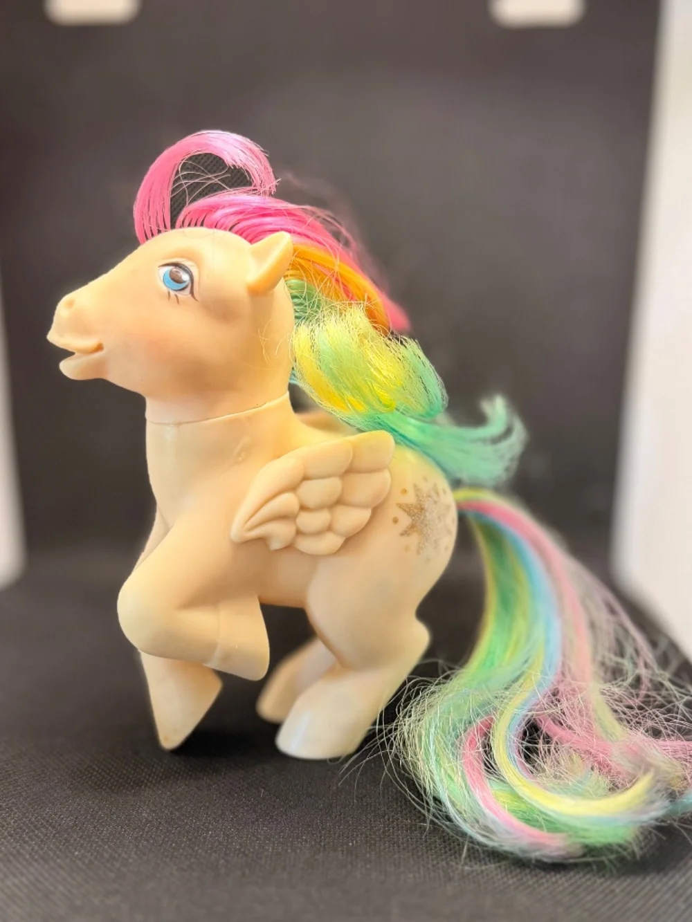 Vintage G1 Hasbro Baby Starbow Pegasus Rainbow Hair Pony